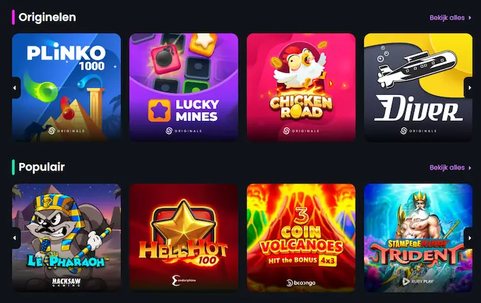 BetSpino Casino Netherlands Spelletjes